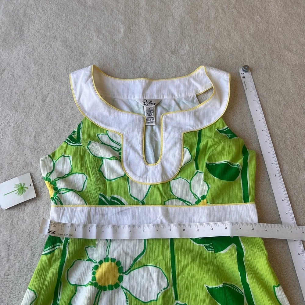 Lilly Pulitzer super cute and vibrant size 8 shift dress. 100% cotton - Picture 4 of 6